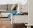 Schrank Kiefer Vollholz massiv weiß lackiert 013 - Abmessung 139 x 90 x 42 cm (H x B x T)