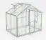 Gewächshaus - Glashaus Mangold L3, gehärtetes Glas 4 mm, Grundfläche: 3,10 m² - Abmessungen: 150 x 220 cm (L x B)