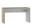 Schreibtisch Cianjur 01, Farbe: Eiche / Weiß - Abmessungen: 77 x 135 x 60 cm (H x B x T)