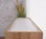 Hohe Kommode mit zwei Türen Ashford 04, Farbe: Eiche Riviera / Marmor Bianco - Abmessungen: 122 x 97 x 37 cm (H x B x T)