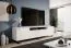 Heller TV-Schrank / TV-Möbel mit Push-to-open Funktion Zapopan 118, Farbe: Weiß, Maße: 56 x 180 x 40 cm, ein Kabelloch, vier Fächer, für Wohnzimmer