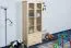 Kleiderschrank Kiefer Vollholz massiv natur Columba 02 - Abmessungen: 194 x 77 x 50 cm (H x B x T)