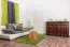 Kommode Kiefer massiv Vollholz Nussfarben 009 - Abmessung 100 x 150 x 45 cm (H x B x T)