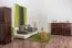 Kommode Kiefer massiv Vollholz Nussfarben 009 - Abmessung 100 x 150 x 45 cm (H x B x T)