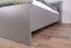 Doppelbett im modernen Design Hannut 50, Farbe: Anthrazit - Liegefläche: 160 x 200 cm (B x L)