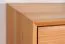 Vitrine Kumeu 48 Kernbuche massiv geölt - Abmessungen: 95 x 144 x 45 cm (H x B x T)