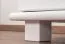 Kleiderschrank | 2 Drehtüren | 4 Fächer | mit Kleiderstange | 80 cm breit | Massivholz | Farbe: Weiß Abbildung
