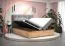 Einzelbett mit eleganten Design Pilio 49, Farbe: Grau / Eiche Golden Craft - Liegefläche: 140 x 200 cm (B x L)