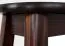Hocker Kiefer massiv Vollholz Nussfarben 004 - Abmessung: 45 x 35 cm (H x Ø)