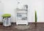 TV-Unterschrank Kiefer massiv Vollholz weiß lackiert Junco 209 - 79 x 67 x 42 cm (H x B x T)