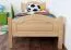 Kinderbett / Jugendbett Buche Vollholz massiv natur 113, inkl. Rollrost - 80 x 200 cm (B x L)