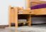 Nachtkommode Kiefer massiv Vollholz Erlefarben Junco 132 - Abmessung: 45 x 34 x 29 cm (H x B x T)