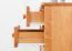 Schuhschrank Kiefer Vollholz massiv Erlefarben Junco 220 - Abmessungen: 80 x 90 x 40 cm (H x B x T)