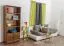 Bücherregal Kiefer massiv Vollholz Eichefarben B003 - Abmessung 190 x 80 x 42 cm (H x B x T)