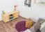 TV-Unterschrank Kiefer Vollholz massiv natur 001 - Abmessung 55 x 136 x 47 cm (H x B x T)