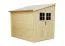 Gartenhaus Wels -  2,65 x 1,90 Meter aus 19 mm Blockbohlenhaus