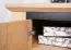 Vitrine Matam 06, Farbe: Eiche - 130 x 165 x 40 cm (H x B x T)