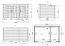 Holz-Gartenhaus 2,41 x 3,8 Meter (inkl. Dach) | Naturbelassen | Pultdach | 28 mm Blockbohlen-Haus Abbildung