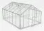 Gewächshaus Endivie XL12, HKP 6 mm, Grundfläche: 12,5 m² - Abmessungen: 430 x 290 cm (L x B)