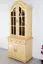 Vitrine Kiefer massiv Vollholz natur Pipilo 04 - Abmessungen: 225 x 97 x 54 cm (H x B x T)