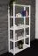 Regal Kiefer massiv Vollholz weiß Junco 55A - 164 x 80 x 30 cm (H x B x T)