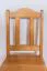 Stuhl Kiefer massiv Vollholz Erlefarben Junco 247 - Abmessungen: 93 x 44 x 43 cm (H x B x T)