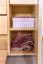 Schuhschrank Kiefer Vollholz massiv natur Junco 220 - Abmessungen: 80 x 90 x 40 cm (H x B x T)