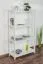 Regal Kiefer massiv Vollholz weiß Junco 56B - 125 x 70 x 30 cm (H x B x T)