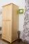 Kleiderschrank Massivholz natur 012 - Abmessung 190 x 80 x 60 cm (H x B x T)