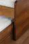 Jugendbett / Funktionsbett Kiefer massiv Vollholz Eichefarben Rustikal 93, inkl. Lattenrost - 90 x 200 cm (B x L)