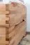 Einzelbett / Stapelbett Wooden Nature 423 , Kernbuche massiv Natur geölt - 90 x 200 cm (B x L)