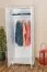 Kleiderschrank Kiefer Vollholz massiv weiß Junco 13A - Abmessung 195 x 84 x 59 cm