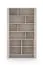 Bücherregal | Kaschmir | Vytgarth 07 | 170 x 103 x 39 cm | 2 Türen | 12 Fächer | griffloses Design | Push-to-Open | moderner Stil | geräumiges Regal