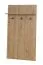 Garderobe Kanel 17, Farbe: Eiche - Abmessungen: 135 x 80 x 21 cm (H x B x T)