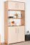Schrank Curug 19, Farbe: Eiche / Buche hell - Abmessungen: 188 x 90 x 34 cm (H x B x T)