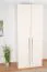 Drehtürenschrank / Kleiderschrank Siumu 02, Farbe: Beige / Beige Hochglanz - 224 x 92 x 56 cm (H x B x T)