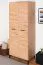 Kleiderschrank mit viel Stauraum Pandrup 17, Farbe: Eiche - Abmessungen: 200 x 80 x 51 cm (H x B x T), mit 2 Türen und 2 Fächern