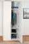 92 cm breiter Kleiderschrank mit 2 Türen | Farbe: Beige Abbildung