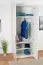 92 cm breiter Kleiderschrank mit 2 Türen | Farbe: Beige Abbildung