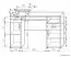 Schreibtisch Banjaran 14, Farbe: Erle - Abmessungen: 80 x 125 x 60 cm (H x B x T)
