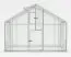 Gewächshaus - Glashaus Radicchio XL4, Wände: 4 mm gehärtetes Glas, Dach: 6 mm HKP mehrwandig, Grundfläche: 4,40 m² - Abmessungen: 150 x 290 cm (L x B)
