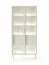 Vitrinenschrank mit zwei Glastüren Chaabane 01 | Farbe: Kaschmir | inkl. LED-Beleuchtung | Beine & Griffe: Metall | Maße: 194,5 x 91,5 x 39 cm | ABS-Kanten