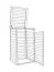 Mülltonnenbox Cubo Einzeln, Hartholz - Abmessung: 84 x 75 x 135 cm (L x B x H)