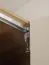 Falttür / Kleiderschrank | Farbe: Weiß / Eiche | 2 Türen | Soft-Close-Funktion | 200 x 60 x 240 cm | Griffe: Metall | inkl. LED-Beleuchtung mit Bewegungssenor