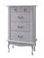 Kommode Bignona 12, Farbe: Kiefer weiß - 125 x 75 x 47 cm (H x B x T)