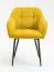 Stuhl Maridi 251, Farbe: Gelb - Abmessungen: 81 x 57 x 61 cm (H x B x T)