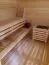 Außensauna / Gartensauna 40 mm | mit großen Fenstern - bodentief | für bis zu 8 Personen | 4 x 2 Meter | großzügiger Vorraum | Bausatz | Farbe: Grau / Anthrazit Abbildung