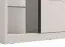 Breiter Kleiderschrank / Schiebetürenschrank Apatin 05, 2,5 Meter breit, Farbe: Kaschmir, zwei Kleiderstangen, 10 Fächer, Spiegel, Maße: 215,5 x 251 x 60 cm