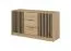 Kommode mit modernen Design Leeds 17, Farbe: Eiche Artisan - Abmessungen: 86 x 155 x 45 cm (H x B x T)