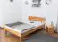 Futonbett / Massivholzbett Wooden Nature 01 Kernbuche geölt - Liegefläche 140 x 200 cm